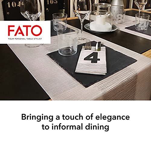 Fato Table Runner, Modern, Tropical Design, Green, Airlaid, 0.4 x 24 m, Pack of 20, 40 cm x 120 cm - Image 4