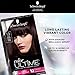 Schwarzkopf Color Ultime 1.3 Black Cherry Hair Dye, Permanent Intense Black with Diamond Brilliance, Fade-Resistant, Covers Grays, All Hair Textures