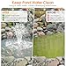 Antfraer 30W Solar Pond Filter with Water Pump,Solar Pond Pump with 6.6FT PVC Tubing/ 16.5FT Cord, Pond Filter for Outdoor Garden Waterfall DIY Water Features