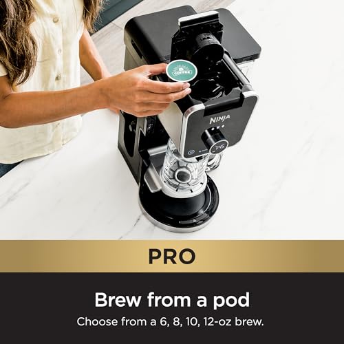 Image of Ninja Drip Coffee Maker With K Cup Combo, DualBrew Pro Specialty Coffee System, Coffee Machine Compatible with K-Cup Pods, 12 Cup Single Serve Coffee Makers with Paper Filter, CFP301
