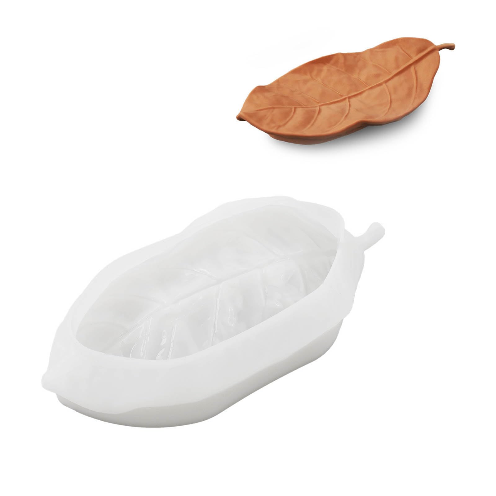 NEWFT Jewelry Tray Silicone Resin Shaped Jewelry Silicone for Epoxy Resin Casting Tray