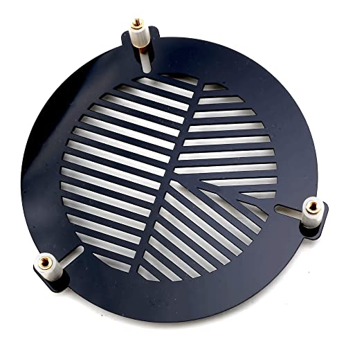 51iakl35NWL Starboosa Bahtinov Mask Focusing Mask for Telescopes - 80 Bahtinov Mask for a Tube Outer Diameter from 78-103mm (3.07" to 4.06") - can be Mounted with Brass Bolt Inside or Outside - Image 3