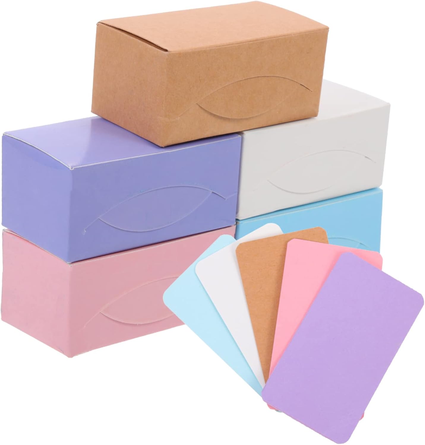 500pcs Blank Memo Cards Lightweight Cardstock Study Note Cards for Office School and Travel for Notes Memos and Planning Each