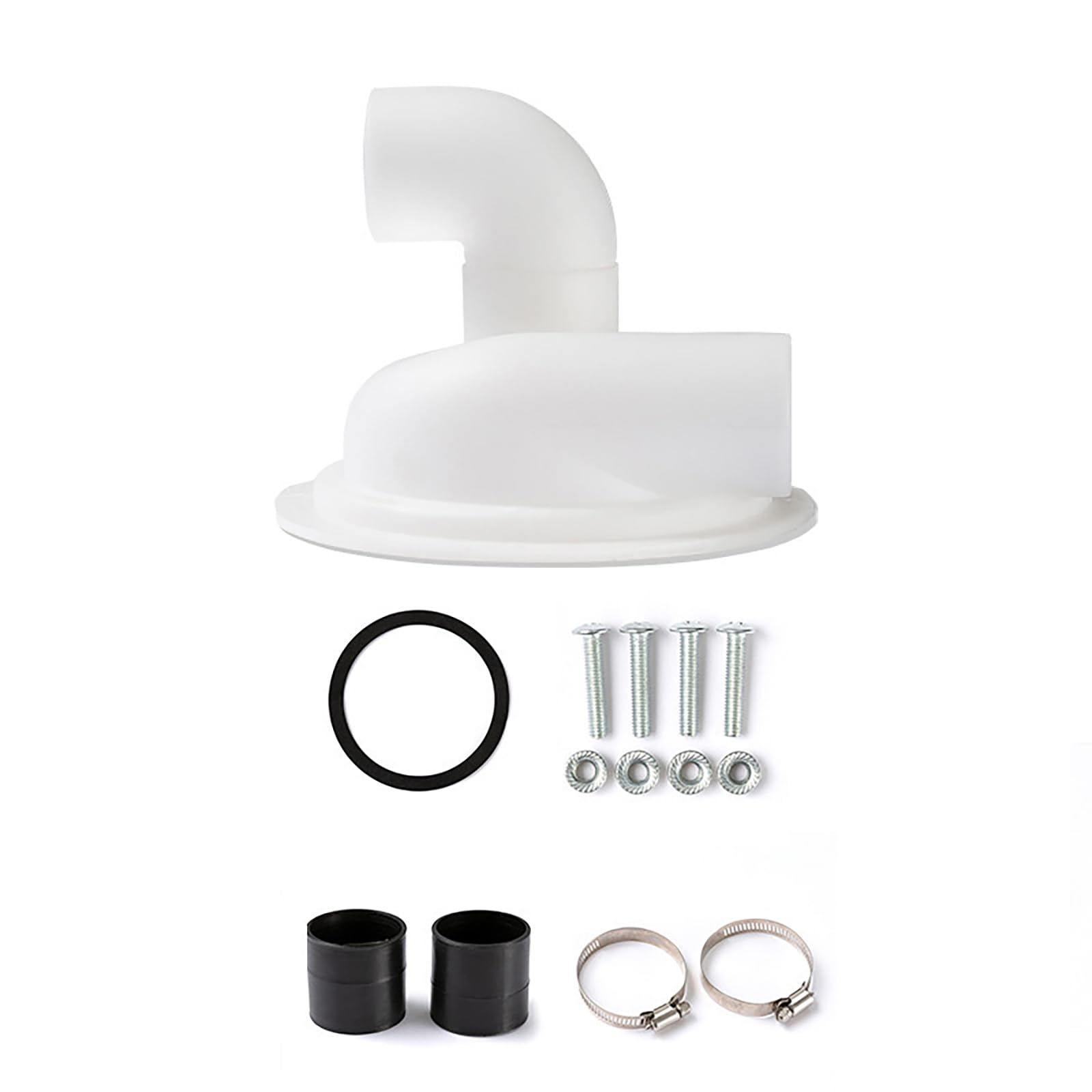 Tfaoys White With Elbow Vacuum Separator Covers Replace Woodworking Spare Part Separator Lid Filter Covers