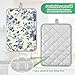 DUOBU Pot Holders Set of 2 Blue White Chinoiserie Floral Hot Pads for Kitchen Heat Resistant Potholders Sets for Kitchen and Baking 7x9.8in