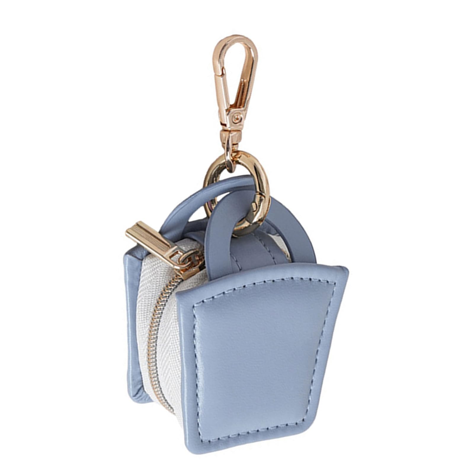 MICFENY Portable Jewellery Travel Case Keyring Organiser for Rings Jewellery Holder with Soft Lining and Multiple Compartments