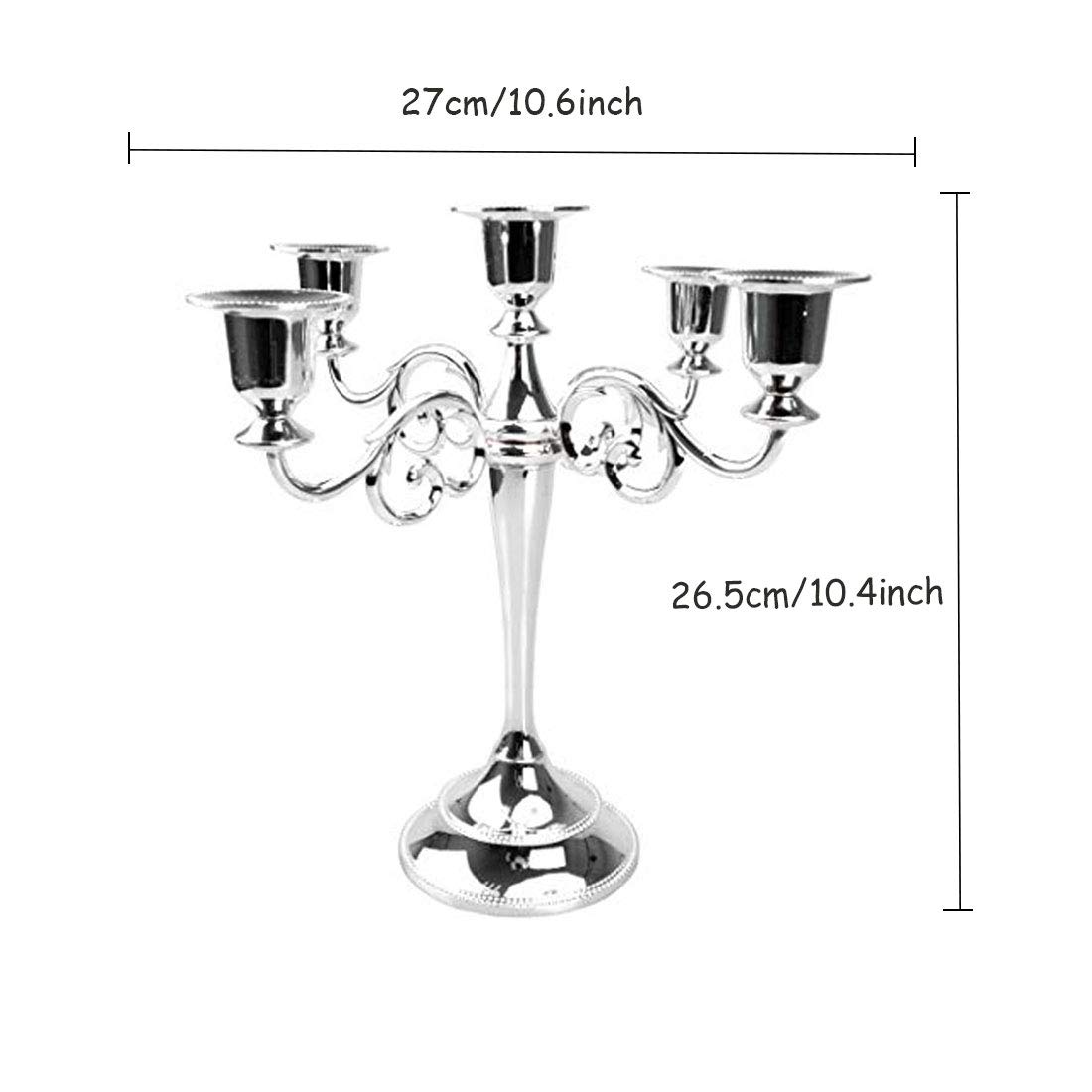 Lot De 9 Bougeoirs Noirs En Métal - Porte-bougies Moderne Φ2.5 Cm - Pour Centres De Table Et Décorations