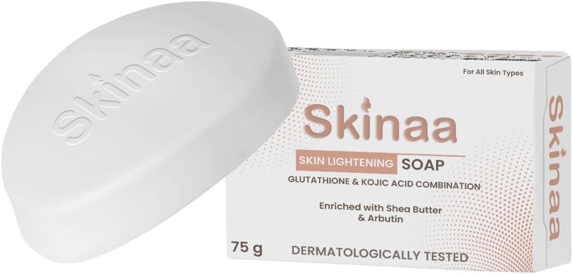 Skinaa Kojic Acid Soap | Soap for Men & Women | For Dark Spots, Excess Oil | Even Out Skin Tone - All skin type 75g