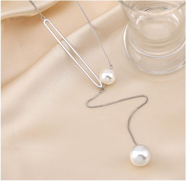 3Pcs Women's Long Pendant Necklace Long Sweater Necklace Women's Y Necklace Set Fashion Jewelry, Women's Long Chain, Sweater Chain, Women's Necklace - Image 3