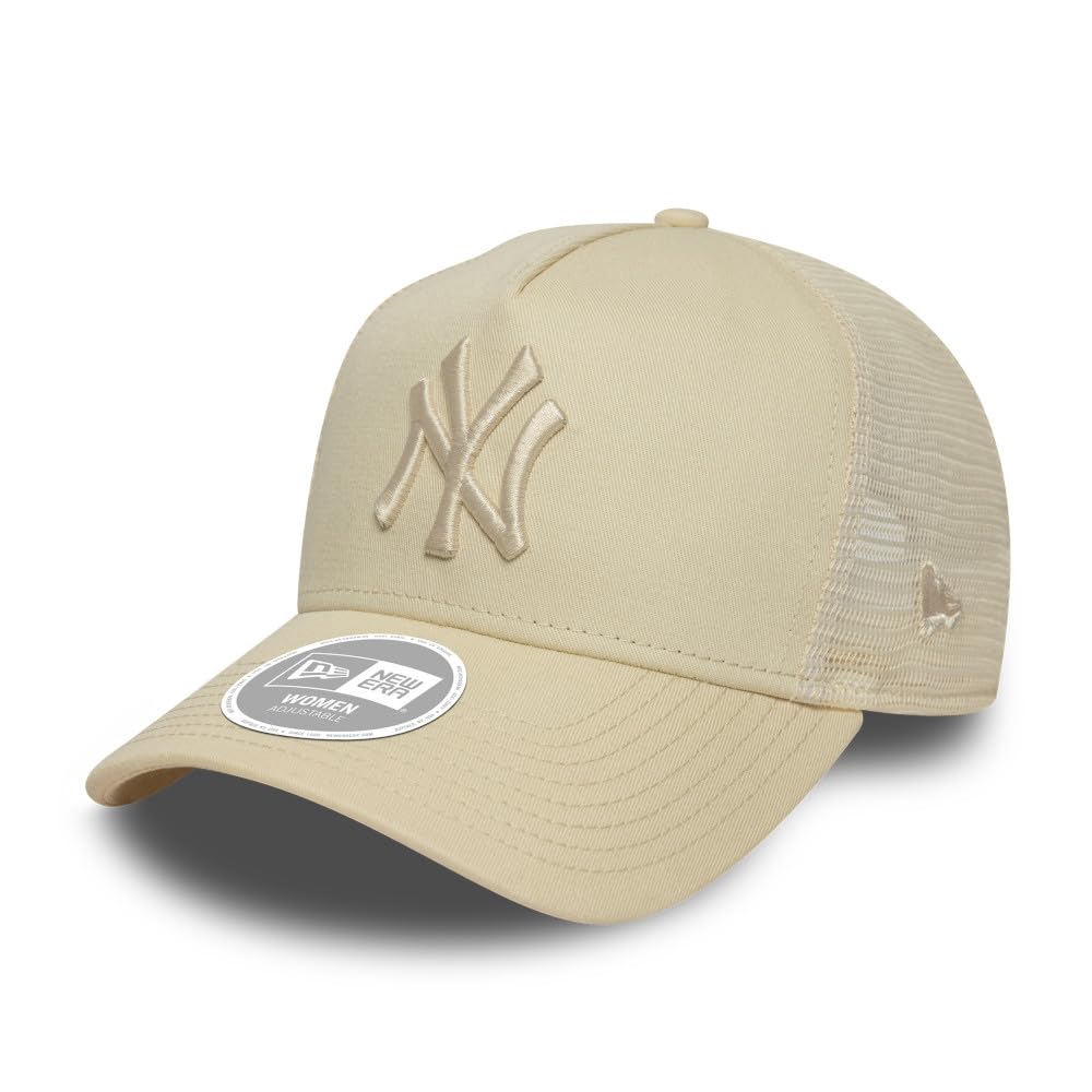 New Era Women's Light Beige Trucker Cap - New York Yankees Beige