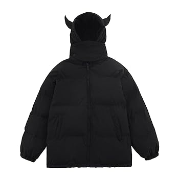 089◆NEIGHBORHOOD DRIZZLER JACKET DEVIL Amazon.com: CFDRFGH Grandparents Women Men Devil Horn Puffer