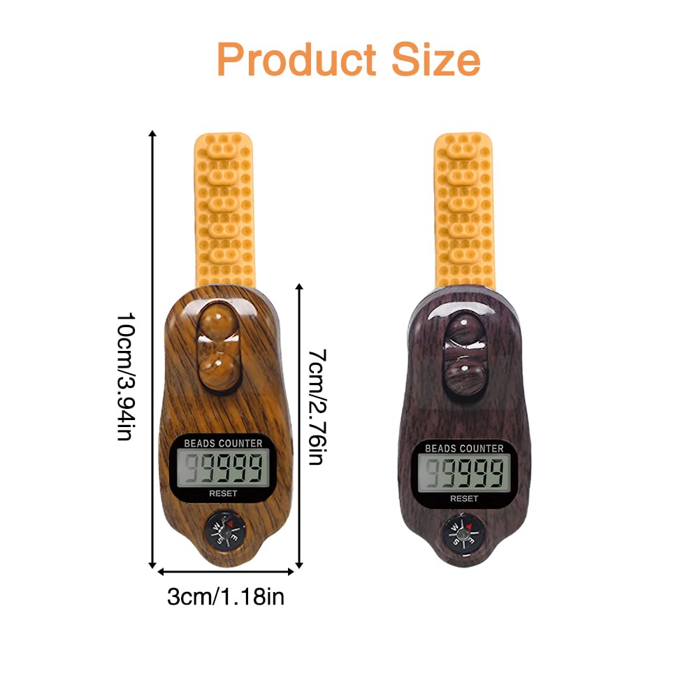 Digital Beads Counter, Contatore per Perline Buddha a 5 Cifre, Golgner