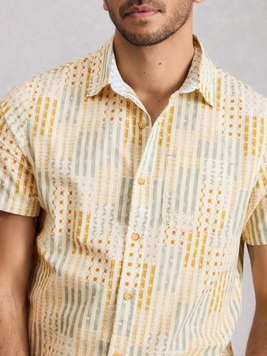 Chemise en popeline Finsbury White Stuff avec imprimé patchwork - 3