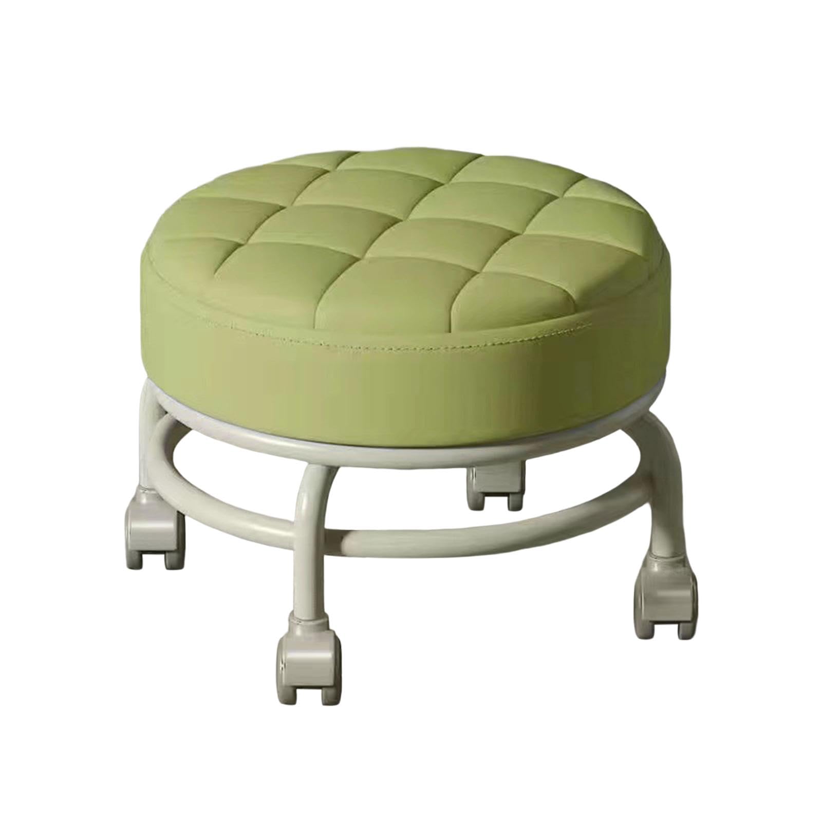 Tabouret pivotant 360 vert contre le mal de dos à roulettes