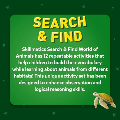 Image of Skillmatics Search and Find Animals - Reusable Preschool Learning Activity
