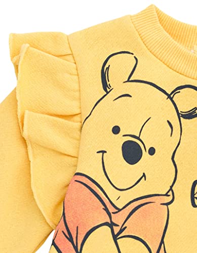 Image of Disney Girls Fleece Sweatshirt and Jogger Pants Outfit Set Newborn to Big Kid Sizes (Newborn - 14-16)