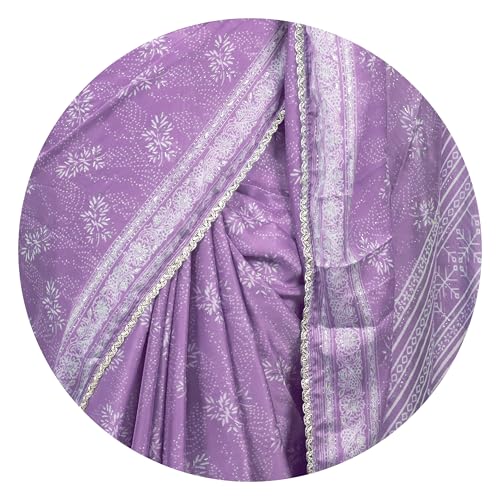 Image of MIRCHI FASHION Women Saree Leheriya Print Chiffon | Lightweight Traditional Sari for Farewell and Wedding Ceremonies with Unstitched Blouse Piece