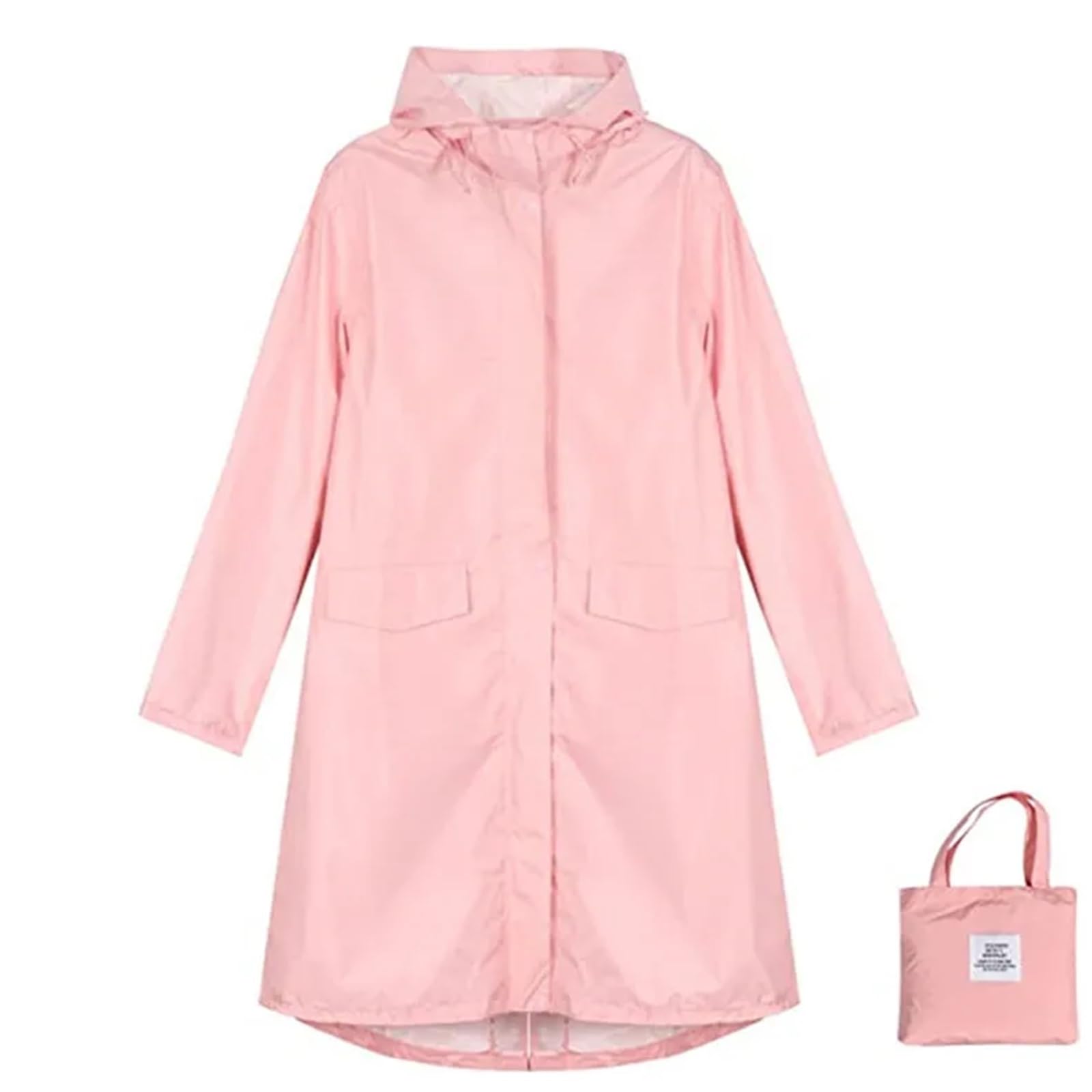 Poncho De Pluie Adulte Manteaux de pluie for femmes et hommes, long manteau imperméable, coupe-vent, poncho léger, séchage rapide, longue veste de pluie à capuche