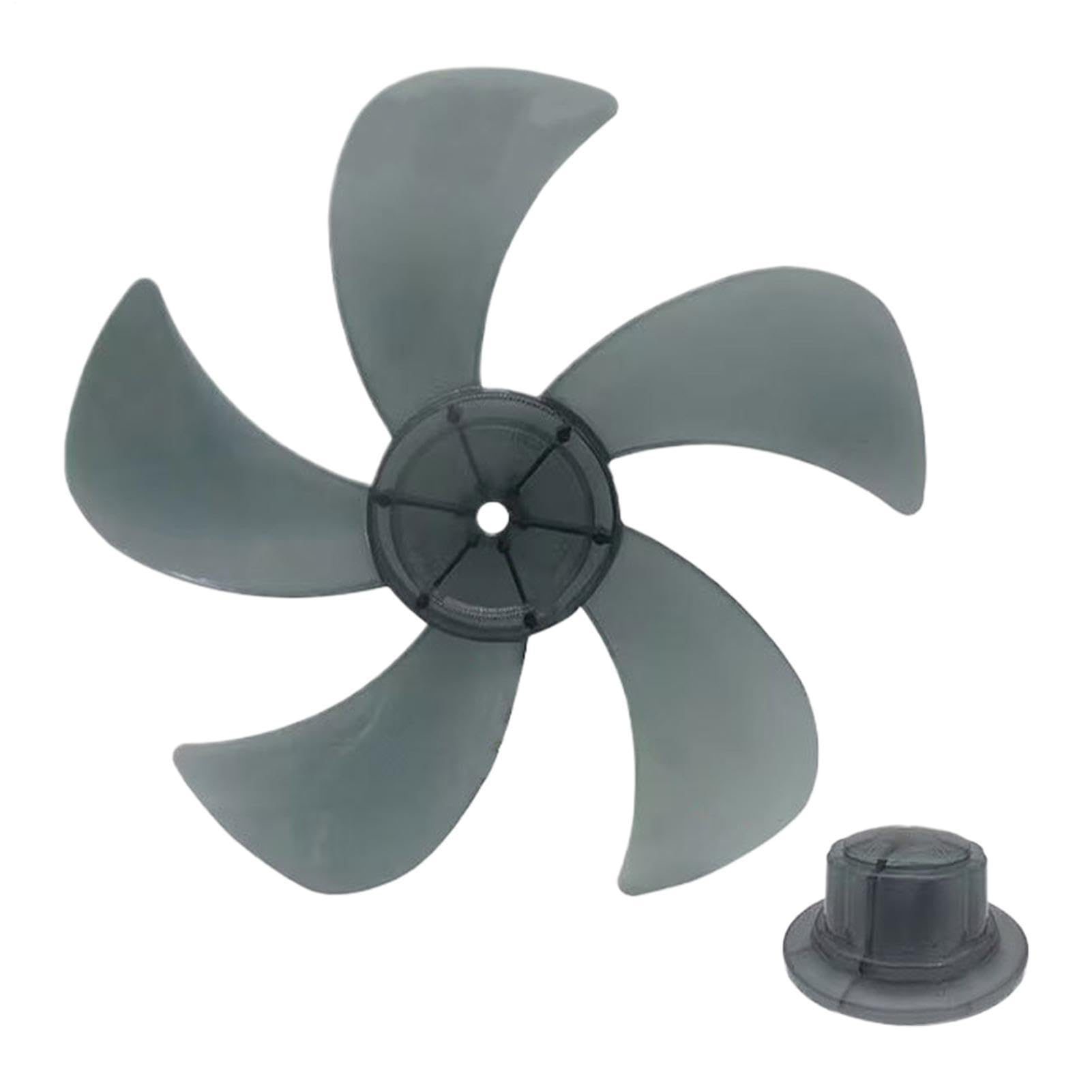 Repuesto de hoja de ventilador, hoja de refrigeración silenciosa, 1 juego, repuestos de hélice eléctrica, piezas de soplador de escritorio, diseño aerodinámico equilibrado, para soporte de pedestal