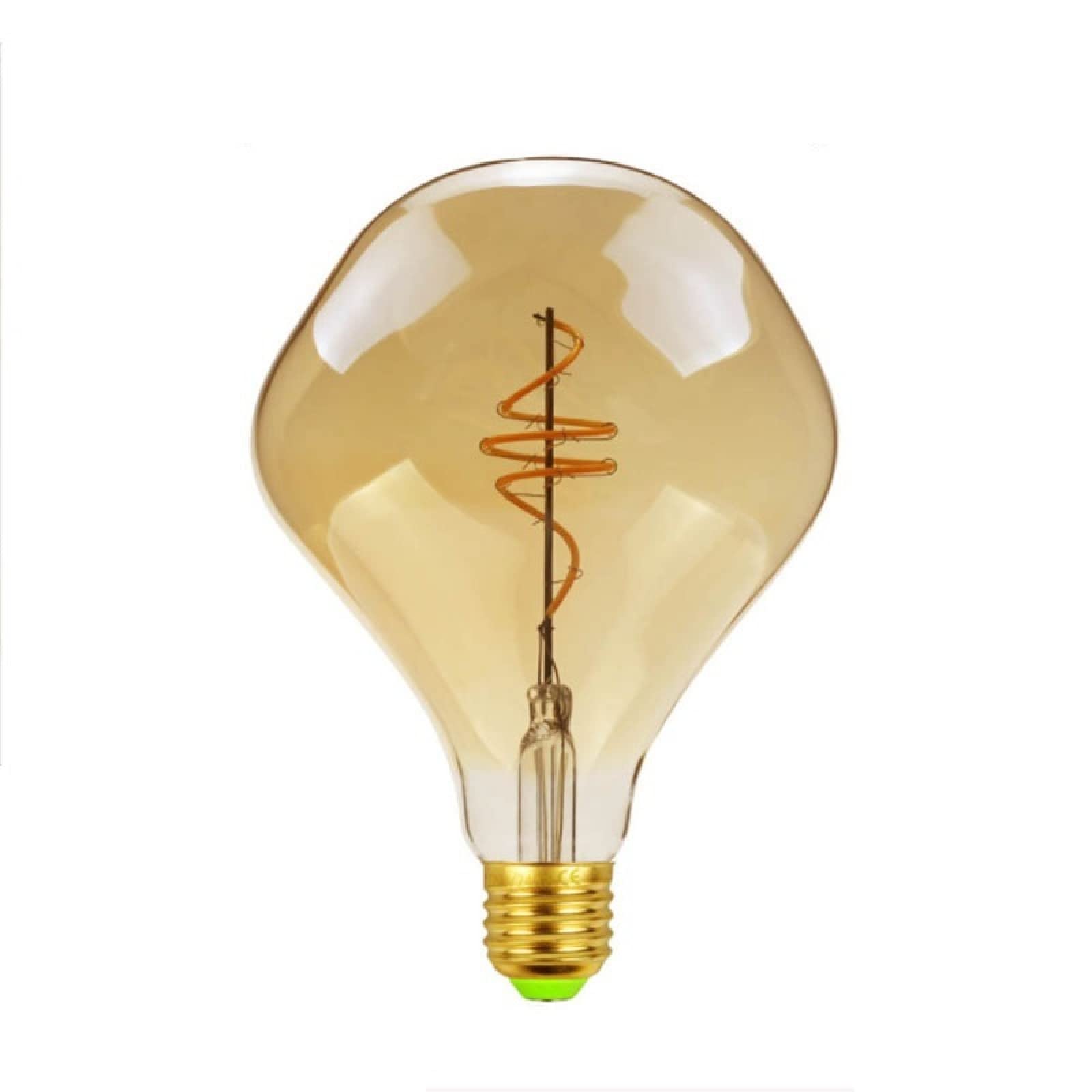LEEVUS Vintage Edison Lampadina 1 Pz Retro Edison Lampadina E27 220 V 4 W Retro Dorato Spirale Filamento Led Lampada A Risparmio Energetico Led Illuminazione 02