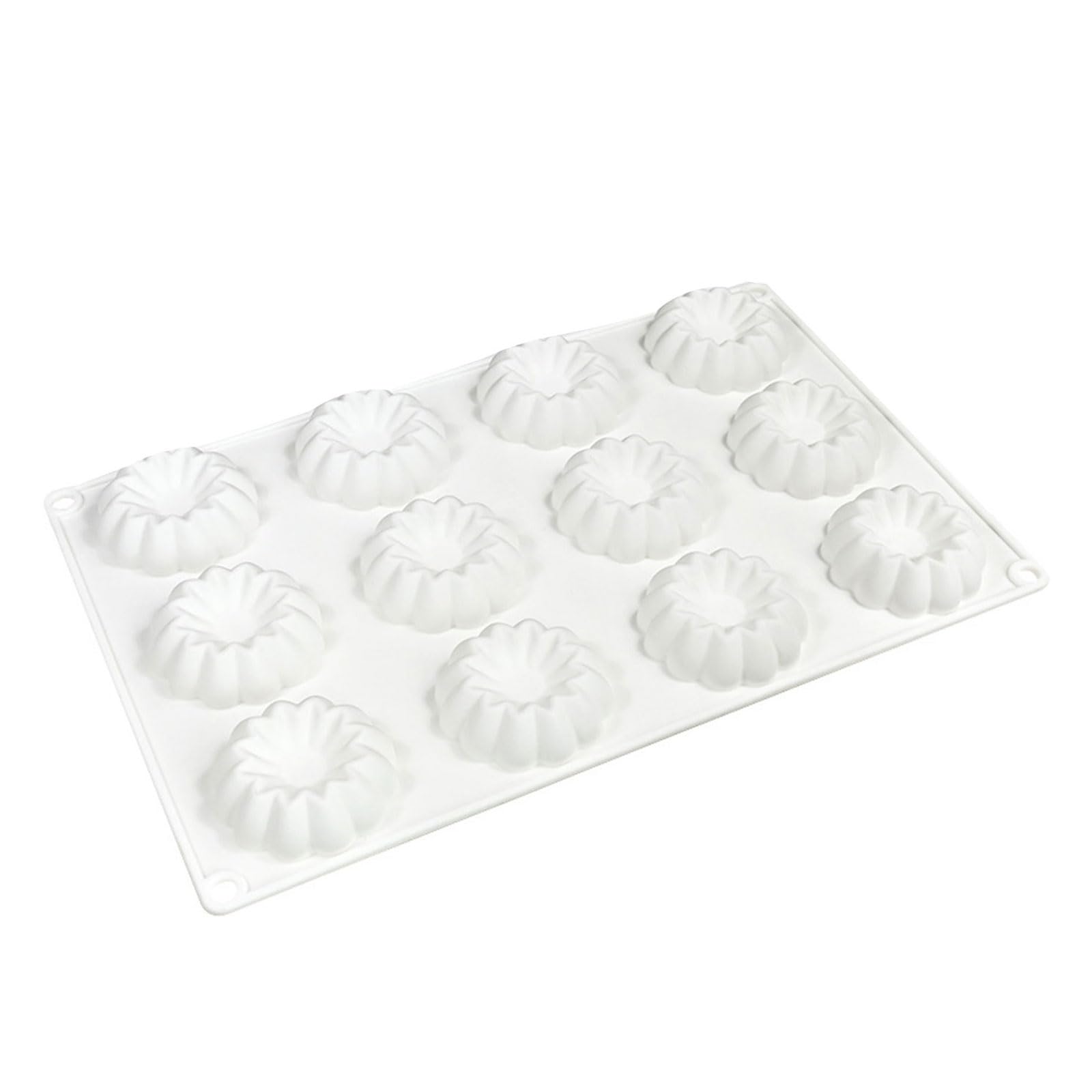 PANGBOER Chrysanthemum Candy Mold 12 Cavity Flower Silicone Tray for Chocolate Making, Repeatable Batch Molding, and Projects Kitchens