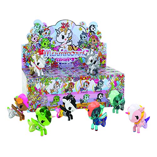 tokidoki 61236 Sealed Blind Box, 1 Random Collectable Mermicorno in Each Bag Plastic Figures, Multi-Colour