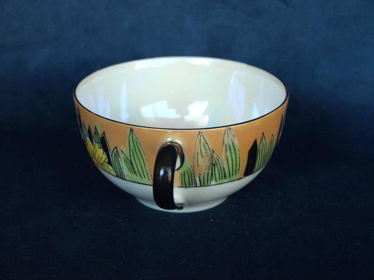 Amazon.co.jp: オールドノリタケ・ラスター彩&花柄スナックセット Amazon.co.jp: オールドノリタケ・ラスター彩&花柄スナックセット