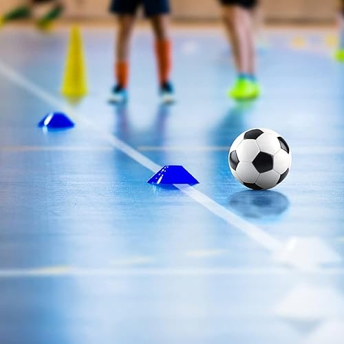 Miniatura 6 de Juego de entrenamiento de velocidad profesional y agilidad incluye escalera de agilidad ajustable de 12 peldaños de 20 pies con bolsa de transporte,