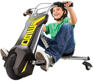 Razor PowerRider 360 for Kids Ages 8+ - Electric Tricycle, Up to 9 mph, Welded Steel Fork, 12V Powered Ride-On, For Riders up to 120 lbs