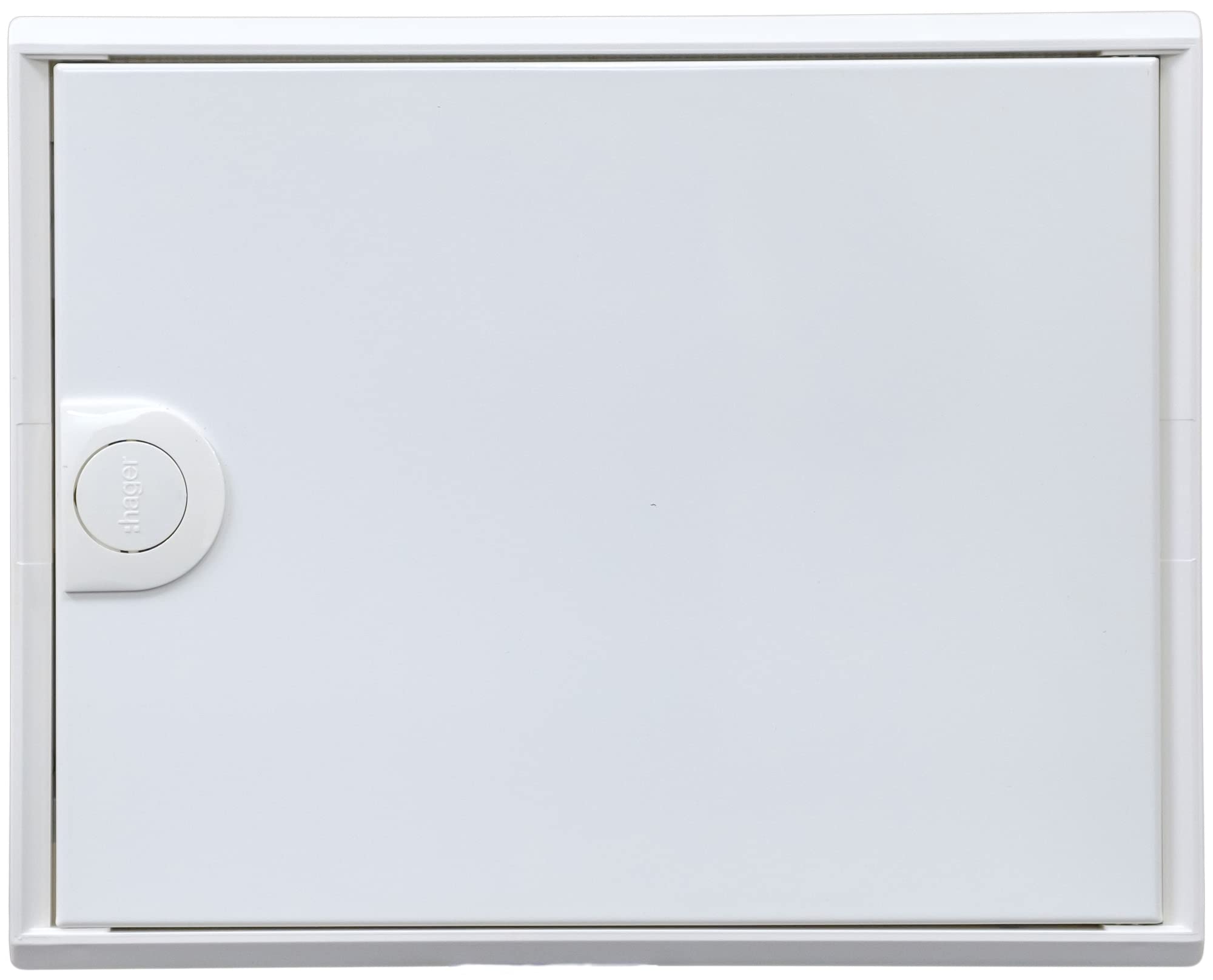 Hager VA12CN - Distribuidor de superficie (1 fila, conexión preinstalada con cable y bloque de sujeción, 1 x FI de 4 polos, 1 x 3 polos + 5 x 1 pol LS B16A)