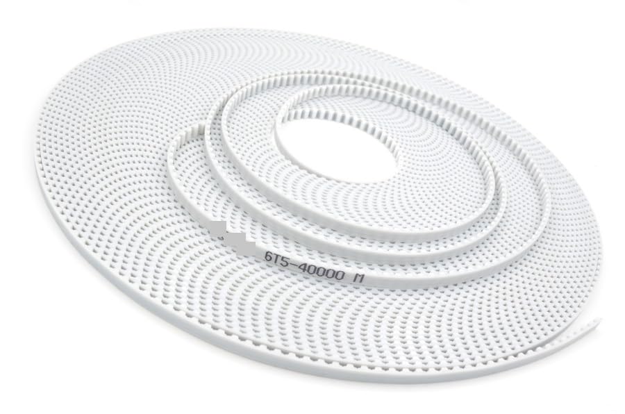 SBTRKT Cinghia sincrona Aperta trapezoidale T5 Larghezza 6/10/15/16/20/25/30mm Poliuretano Acciaio PU T5 Cinghie dentate Aperte Stampante 3D (Size : 10Meters, Color : 10mm)