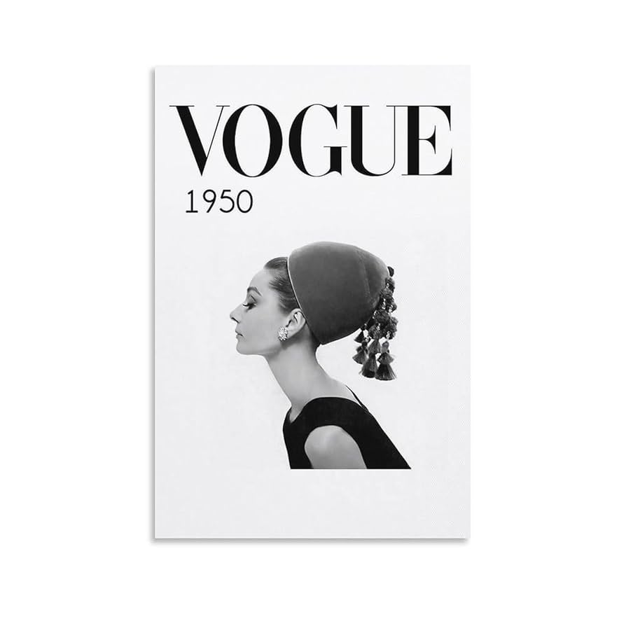 VOGUEポスター Amazon.co.jp: インテリアポスター・プリント-オードリー