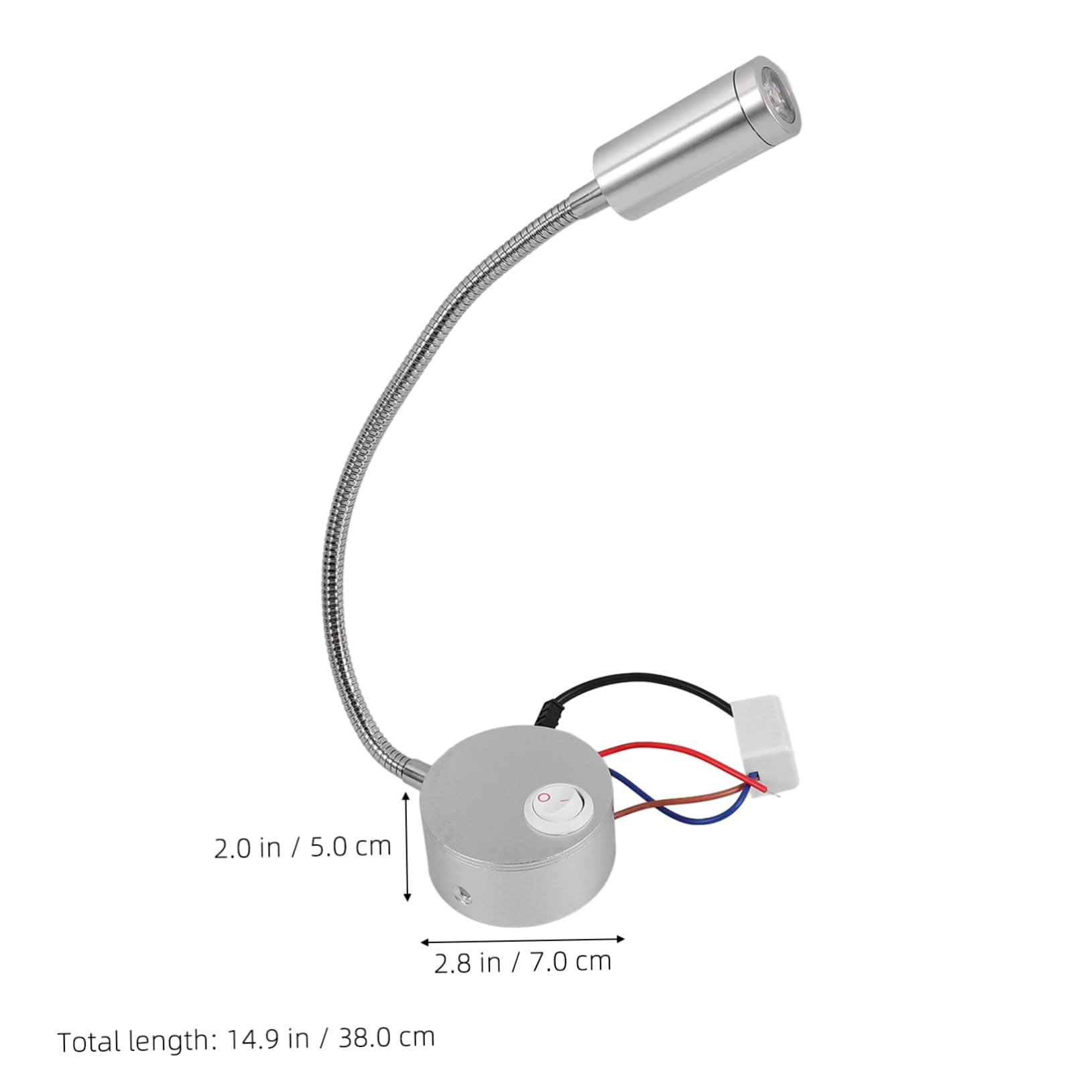 ARTIBETTER Flexible Arm LED Wall Light Bedside Lamp with Warm White Glow for Reading and Home Decor for Bedrooms and Study Spaces