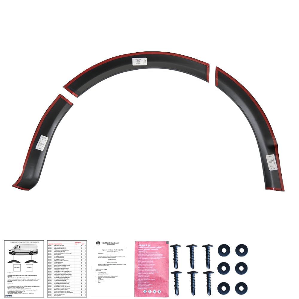Radlaufleisten kompatibel mit VW Transporter T5/T5.1 2003–2015