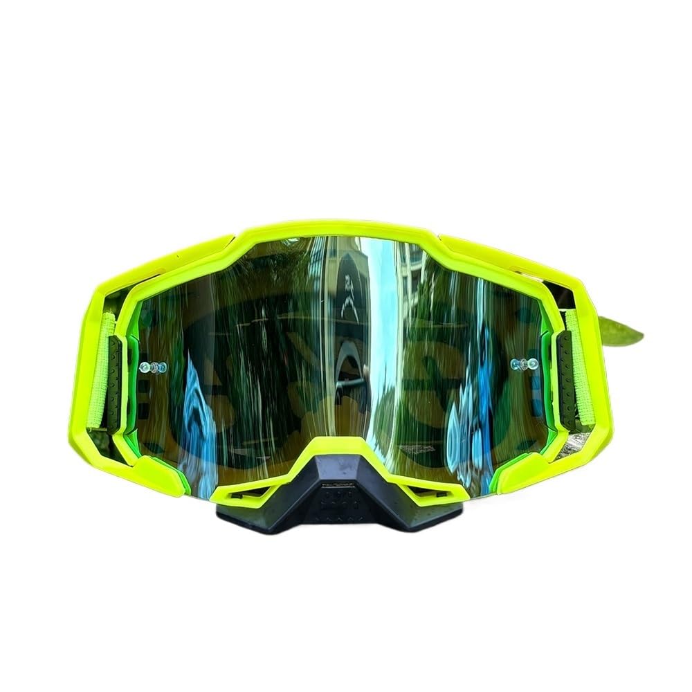 Generico Occhiali Moto,Mascherina Moto,Mascherina Motocross Occhiali da sole for motocross moto for esterni for occhiali for casco