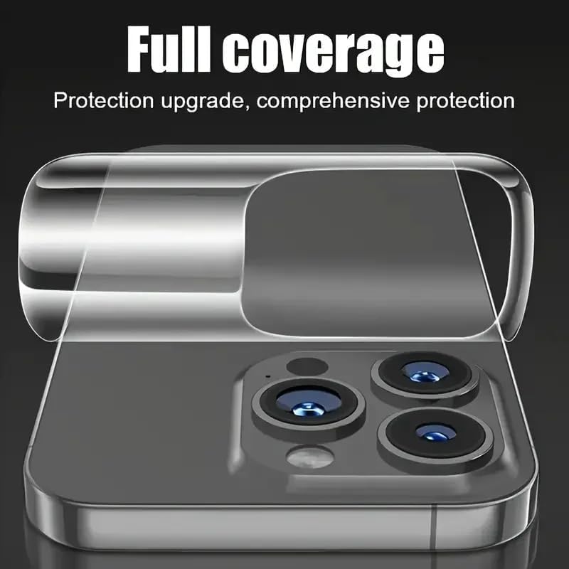 Image of HD+ New Tecnology Autometic Repaire Bubble, Back Screen Guard for Samsung Galaxy S25 FE 5G Flexible Imported Membrane Hidrogelic Film /Back&all Sides Covered /Matte