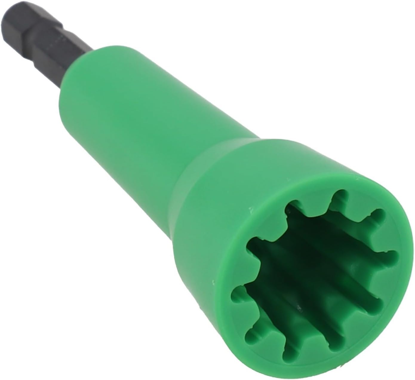 Electrician Wire Twisting Tool with 1/4" Hex Shank for Power Drills & Cordless Drivers – 3.3" Fast Connector Installer for Yellow/Green/Pink Wire N(Green)
