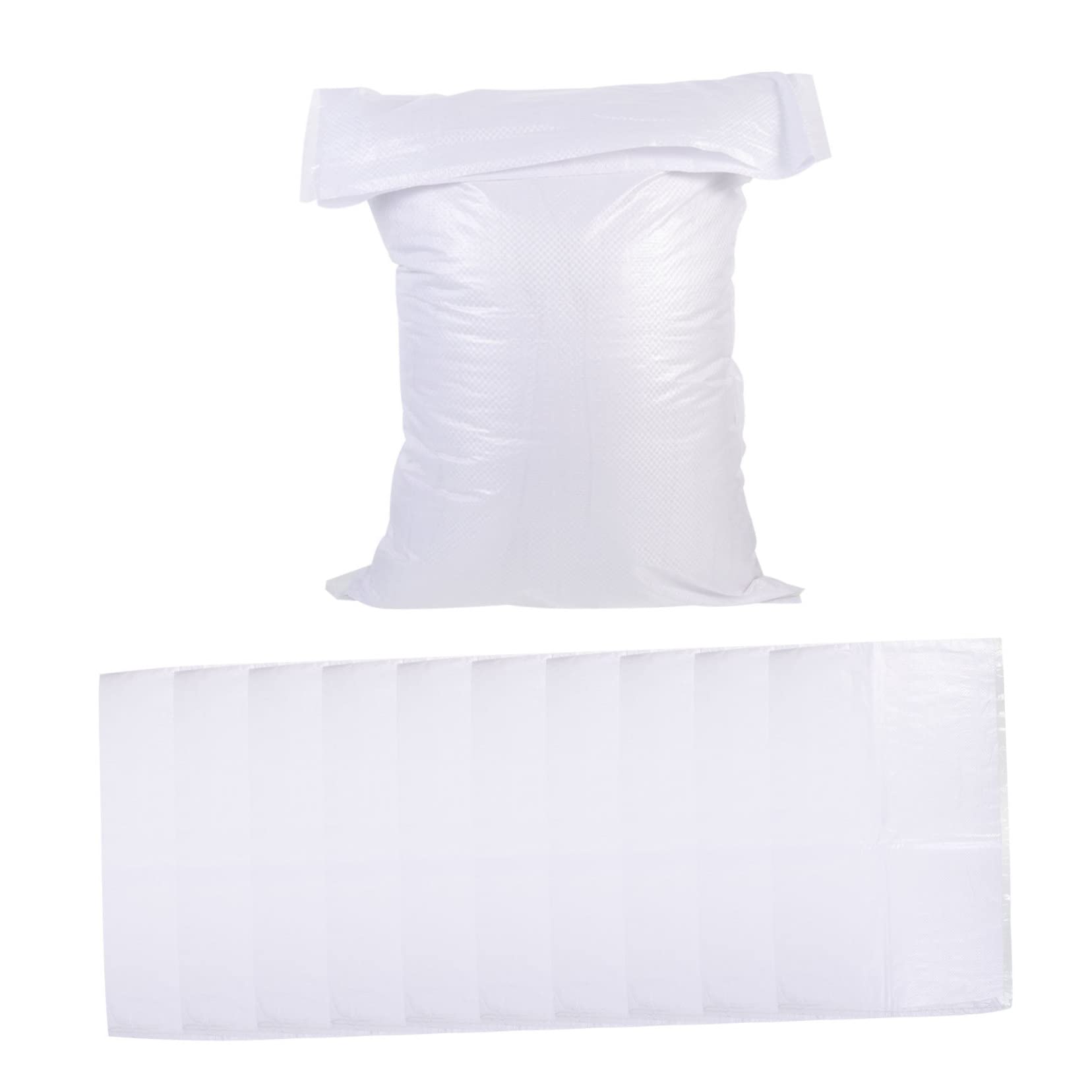 HOMOCONO Sandbags for Flooding 16pcs Windproof Woven Sandbags Pp Material Large Capacity Empty