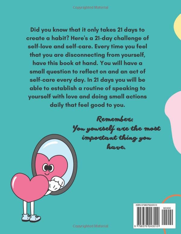 Vista 2 de 21 Days Challenge to Boost Self-Love A Self-Care Journal Transform Your Mindset, Cultivate Self-Care Habits and Enhance Self-Esteem