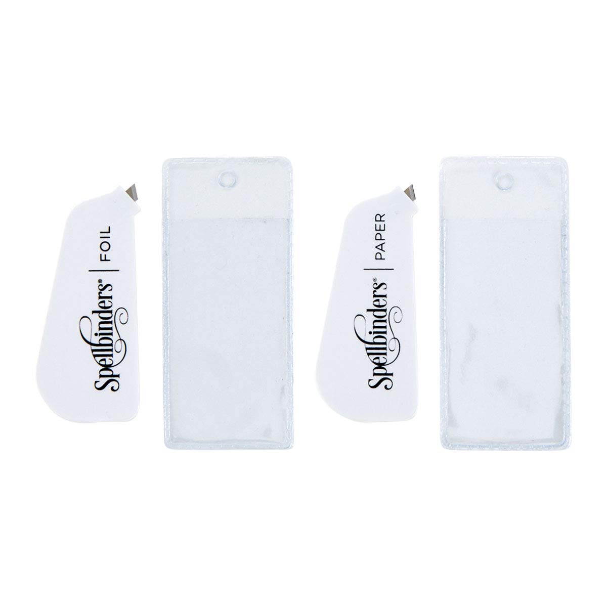 Spellbinders Replacement Blades for Quick Trimmer Hot Foil & Paper Cutter Tool, White-image-37