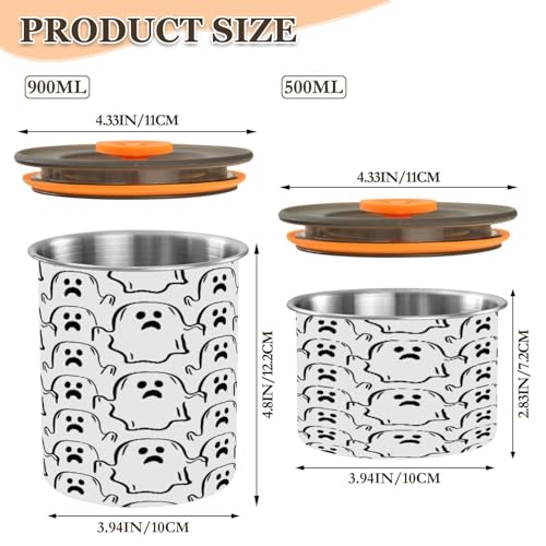 Recipiente hermético acero inoxidable para café 17oz miniatura 2
