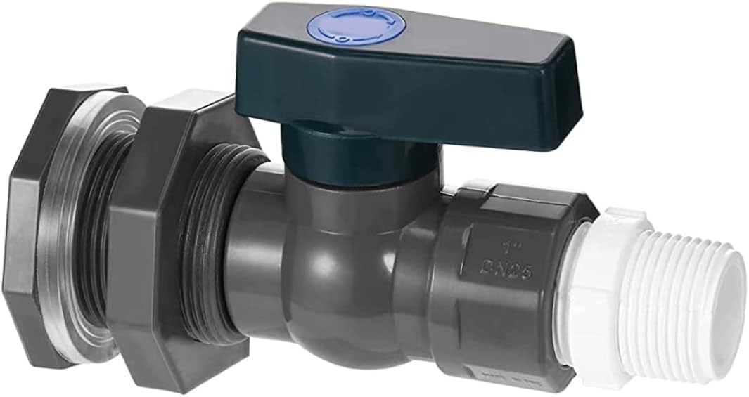 Rain Barrel Faucet Kit, 3/4 Inch Garden Faucet Connector