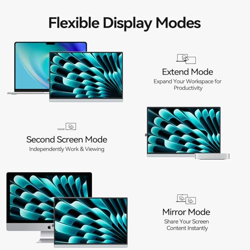 Image of Intehill 4K Portable Monitor Touchscreen, 13.4 inch IGZO Display 500nits