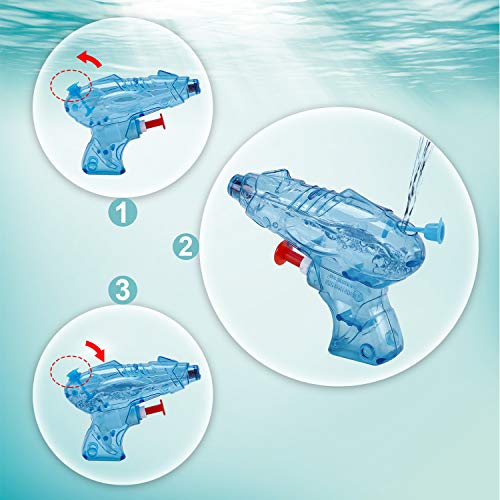 12 Stück wasserpistole klein wasserspritzpistole kinder spritzpistole wasser hundeerziehung Sommer Spielzeug Garten Pool Party Mitgebsel für Kinder