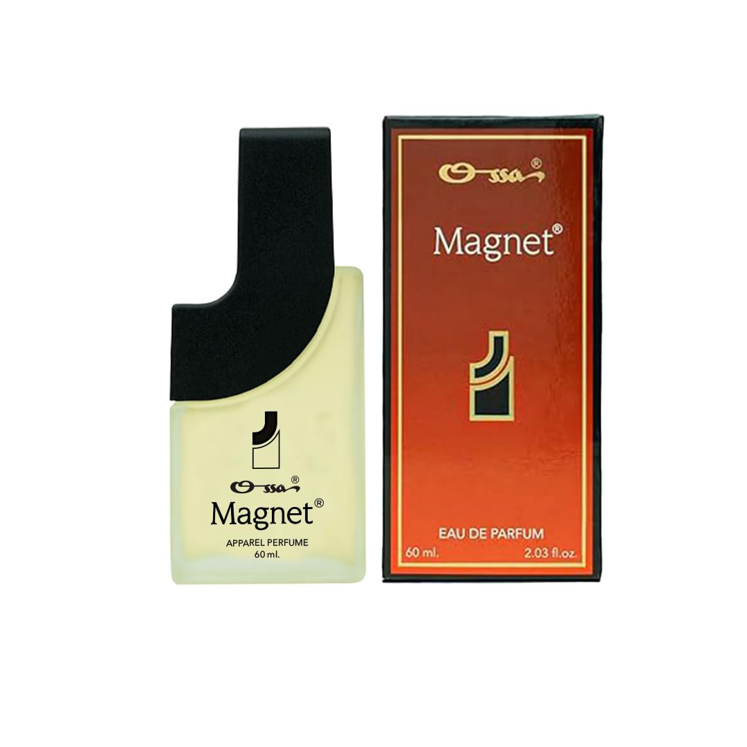 Ossa Magnet Unisex Apparel Perfume 60ML With Lemon, Mandarin, Cardamom, Woody, Patchouli| Long Lasting Fragrance for Men & Women |Premium Eau De Parfum|Timeless Classic for Every Occasion And All-Day-image-20