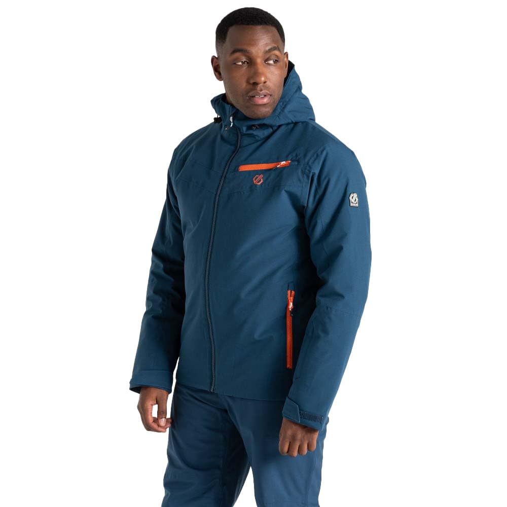 Dare 2b Mens Eagle Ii Ski Jacket, Moonlight Denim Orange, 8XL EU