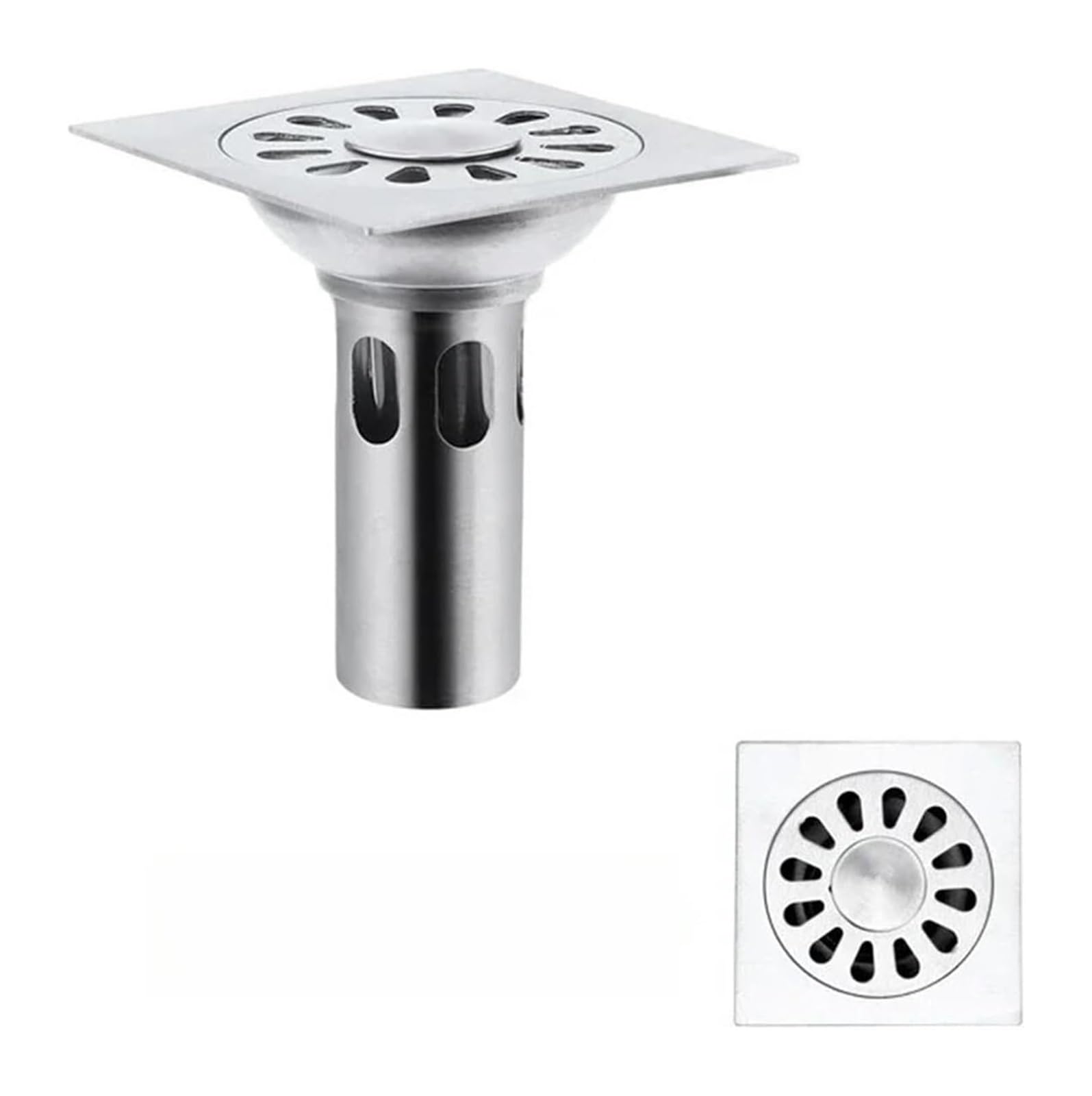 Okrągły odpływ podłogowy ze stali nierdzewnej 304 2 szt(2CM-4)