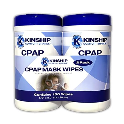 CPAP Mask Cleaning Wipes (150 Count, 2-75 count canisters) Unscented & Lint-free Cleaning for CPAP & BIPAP Machines