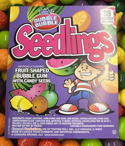 Concord Global Trading Dubble Bubble Seedlings Gumballs, 1LB