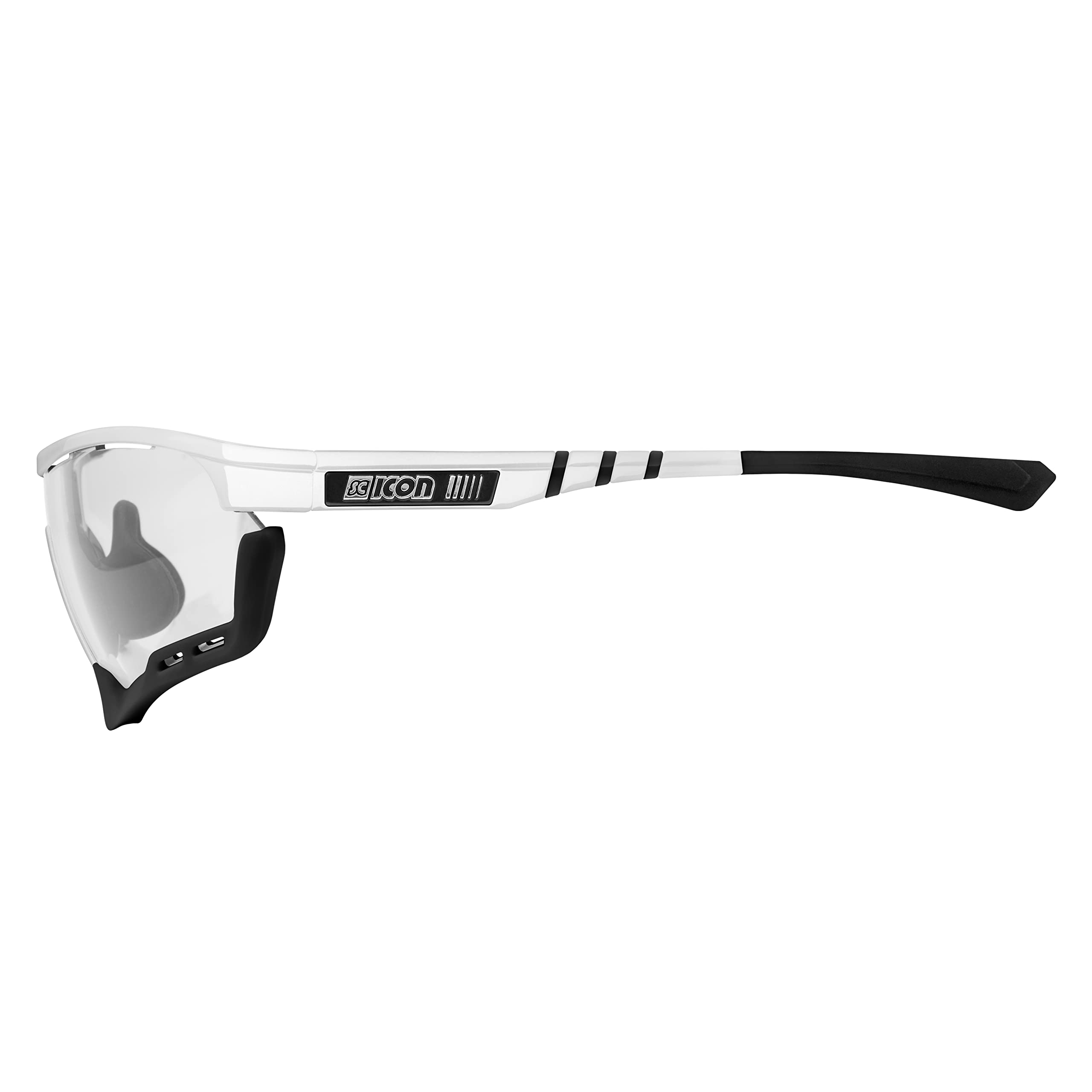 Scicon Sports Aerotech Occhiale Sportivo (Bianco Lucido / Bronzo Fotocromatico)
